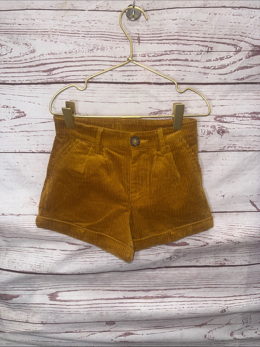 Forever 21 Girls Corduroy High-Waist Shorts Size 7/8
